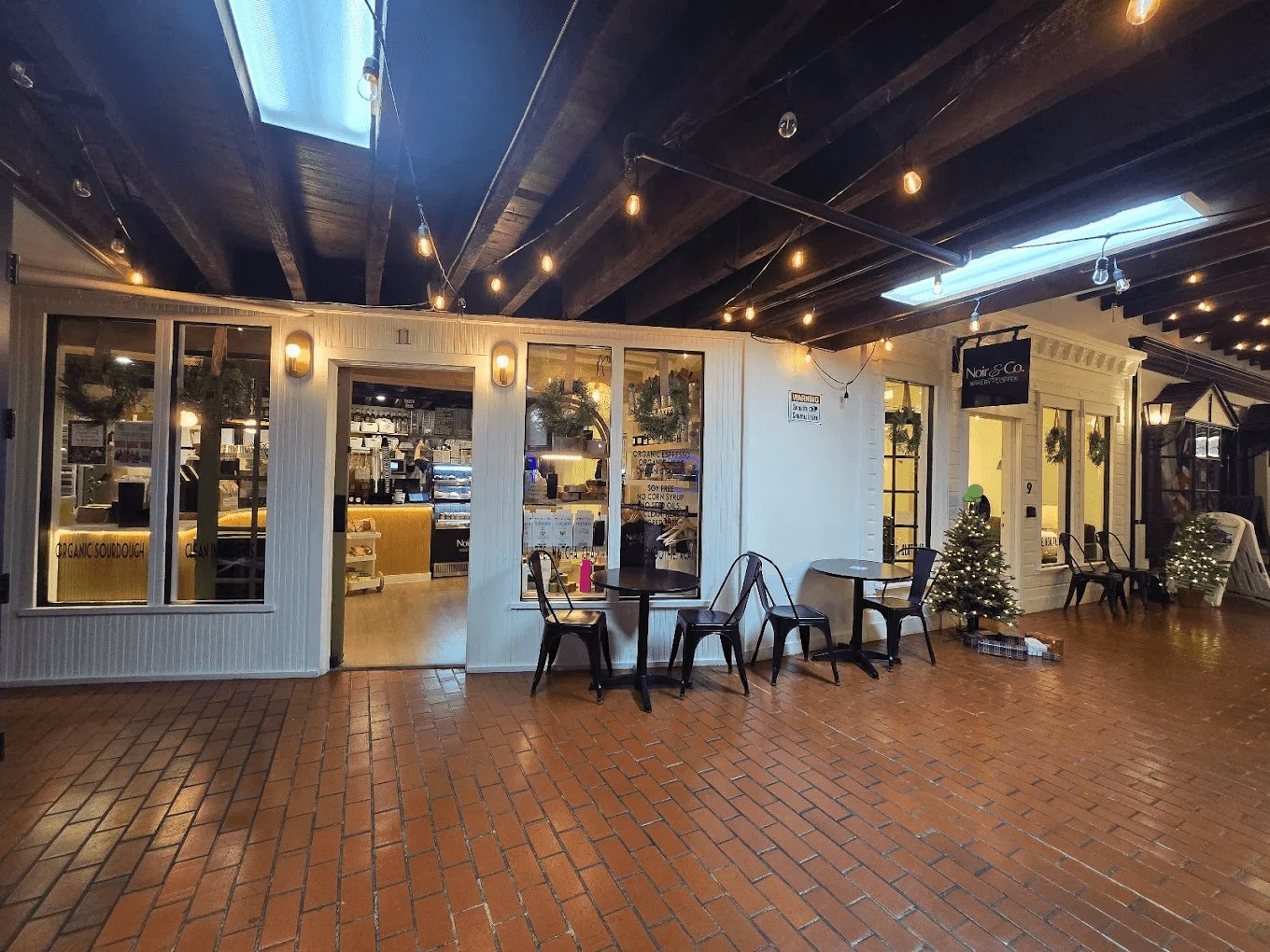 Noir Bakery & Coffee Co. storefront in North East, Maryland